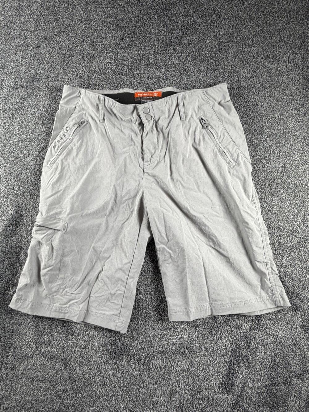 Merrell SelectWick Women’s Hiking Shorts Size 8 Gray